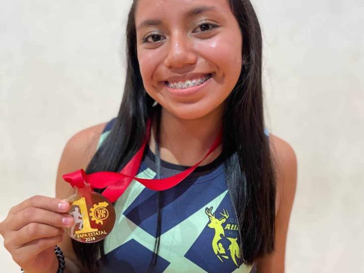 De Misantla a la cima: Yeyetzi López, promesa del atletismo nacional