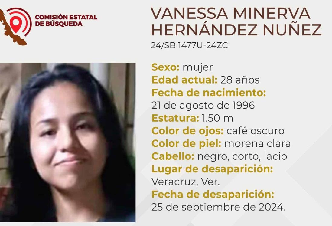 Desaparece la joven Vanessa Minerva Hernández Núñez en Veracruz