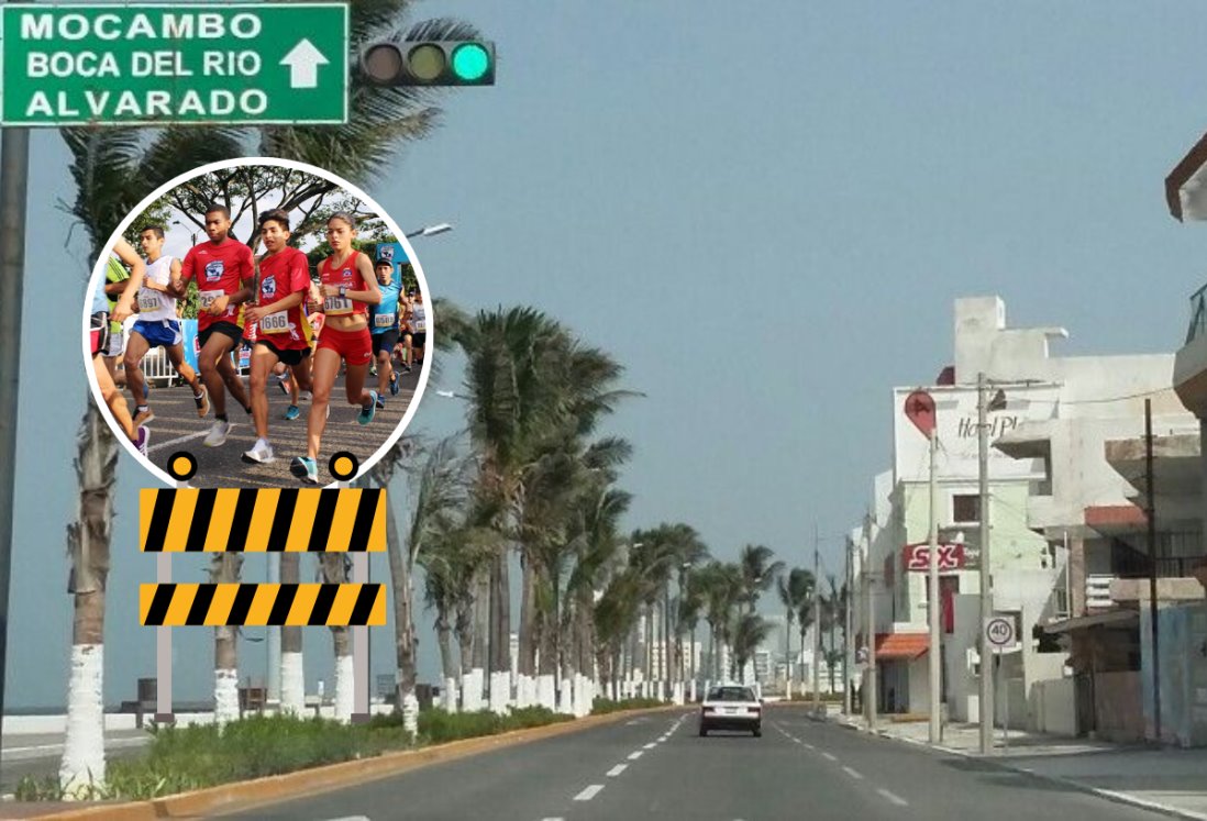 Estas calles de Veracruz estarán cerradas por evento deportivo este domingo 29 de septiembre