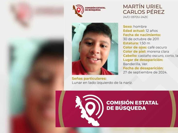 Desaparece niño de Banderilla, Veracruz, activan alerta