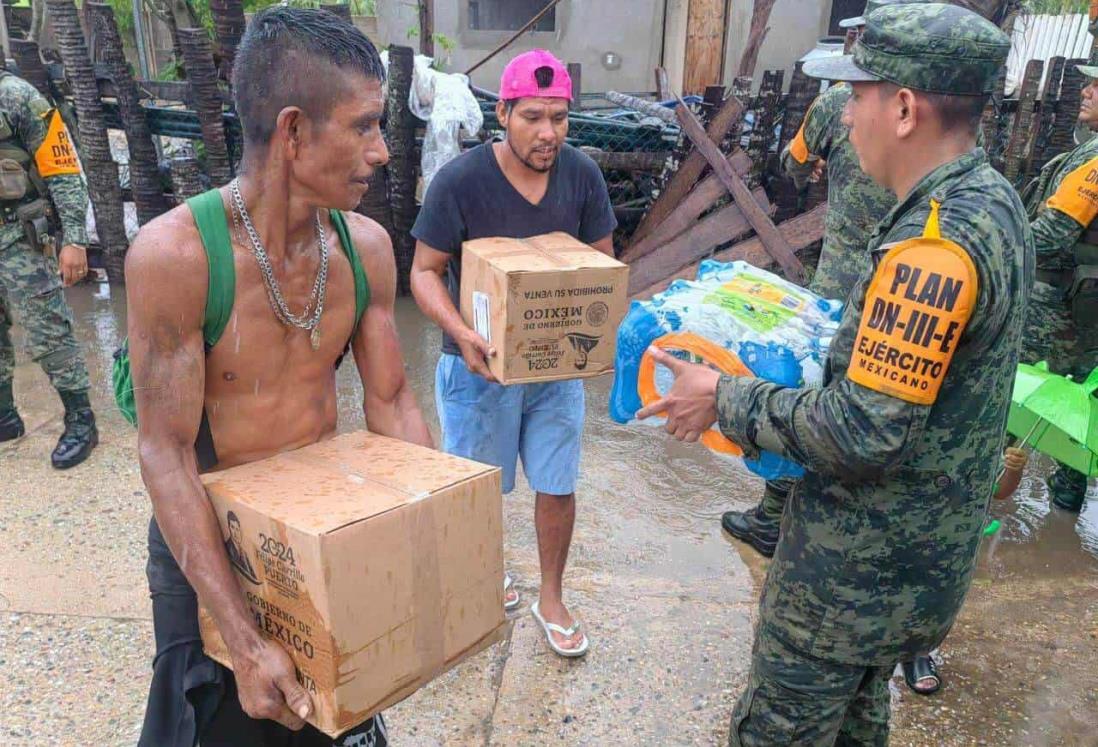 "Se logró salvar muchas vidas", dijo AMLO sobre las inundaciones en Acapulco