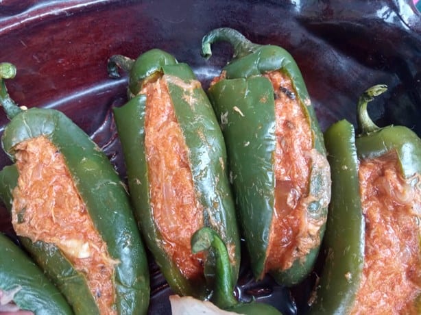 Chile relleno de mariscos, para chuparse los dedos, en Xalapa (+Video)