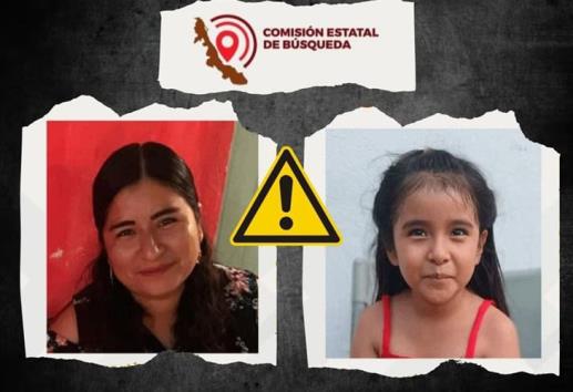 Madre e hija siguen desaparecidas en Poza Rica, ¿las has visto?