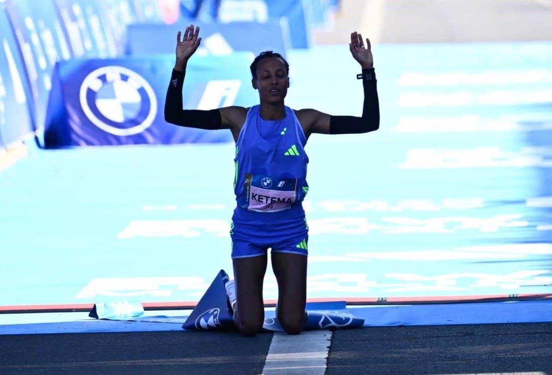 Brillan etíopes en el maratón de Berlín