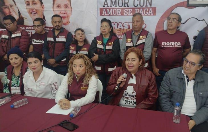 Desde Orizaba, morenistas expresan su respaldo a las futuras mandatarias