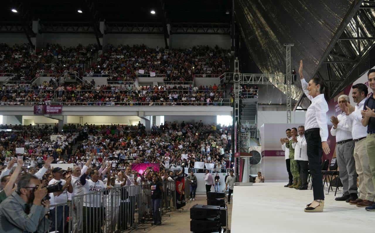 AMLO ha devuelto la dignidad al pueblo mexicano, Claudia Sheinbaum asegura una transición histórica