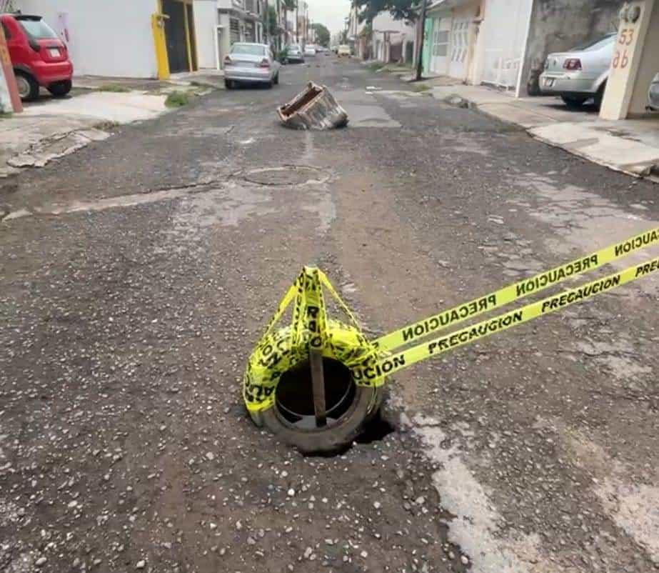 Lluvias incrementan los socavones en Veracruz, Boca del Río y Medellín