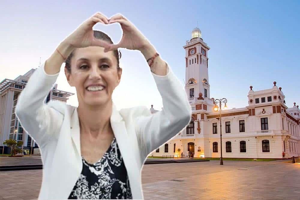 En esta fecha será la primer visita a Veracruz de Claudia Sheinbaum como presidenta