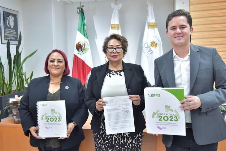 Recibe Congreso Cuenta Pública 2023 del Orfis