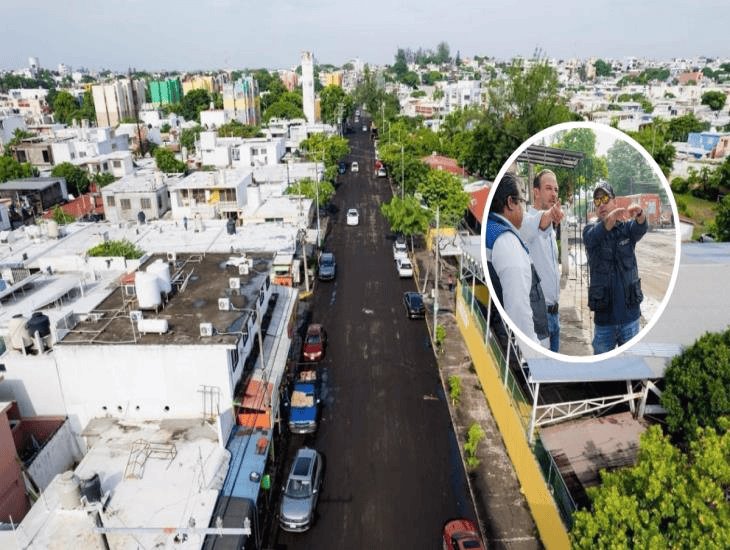 Más de 2 mil personas serán beneficiadas con la pavimentación de esta calle en Boca del Río: alcalde