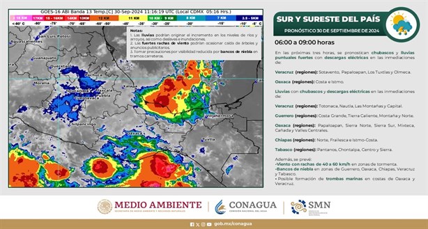 Así estará el clima en Xalapa este lunes 30 de septiembre: ¿lloverá hoy?