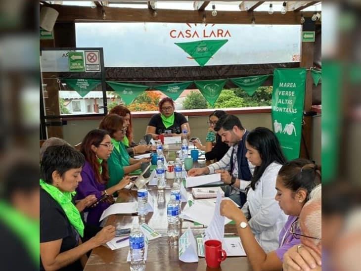 Marea Verde Altas Montañas dialoga sobre interrupción legal del embarazo en Veracruz