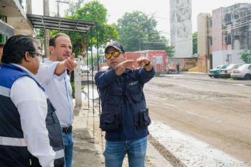 Rehabilitan las calles de Boca del Río; Estatuto Jurídico tendrá otra imagen