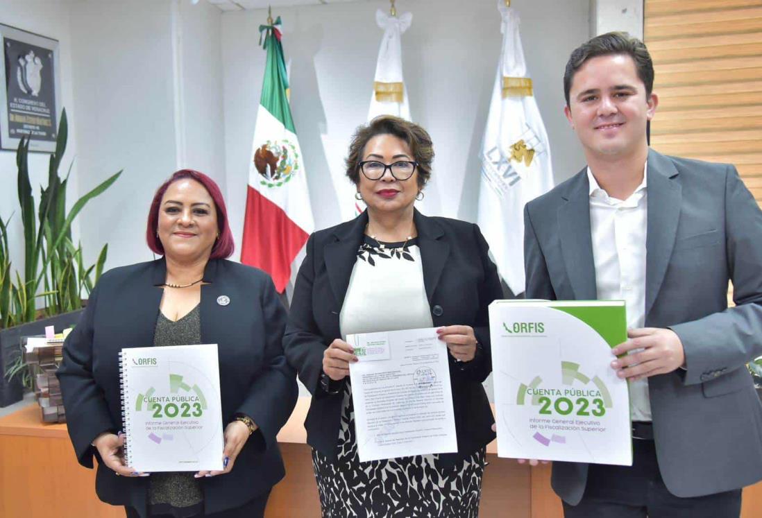 Recibe Congreso de Veracruz la Cuenta Pública 2023