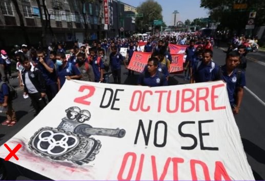 2 de octubre no se olvida