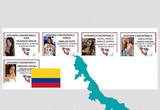 Desaparecen seis colombianas en Veracruz tras asistir a fiesta; las contrataron como modelos