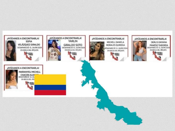 Desaparecen seis colombianas en Veracruz tras asistir a fiesta; las contrataron como modelos