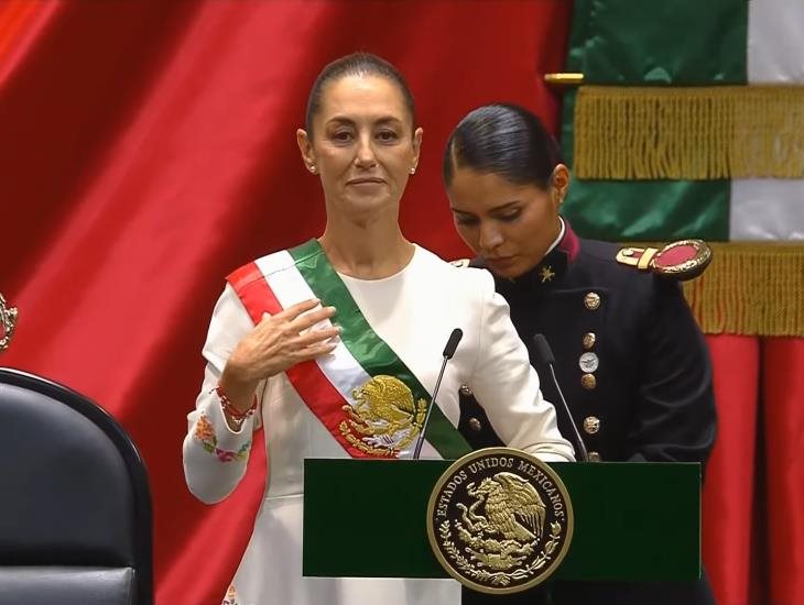 Claudia Sheinbaum recibe la banda presidencial y se convierte en la primera presidenta de México; ¡histórico! VIDEO