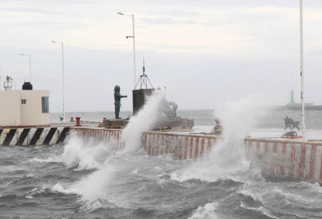 Rachas de viento en Veracruz alcanzan hasta los 68 km/h