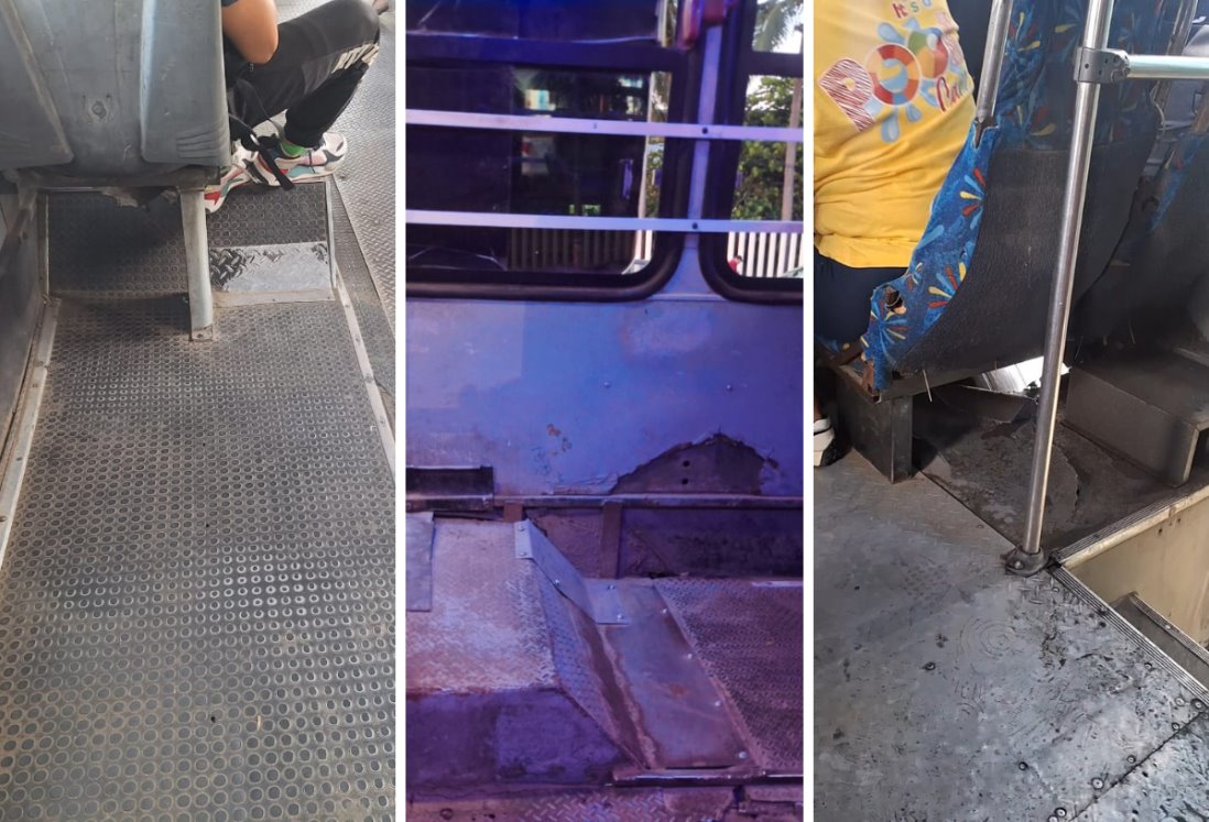 Usuarios acusan que hay un transporte público deficiente en Veracruz; exigen mejores unidades