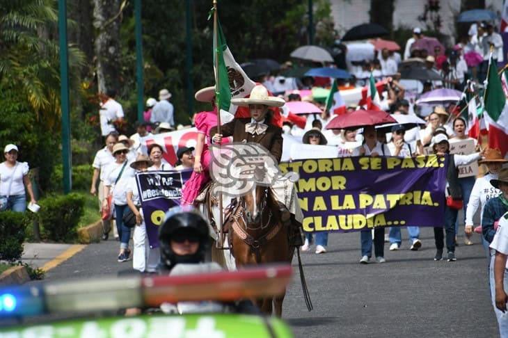 Trabajadores del Poder Judicial se manifiestan una vez más en Xalapa; piden diálogo con Claudia Sheinbaum