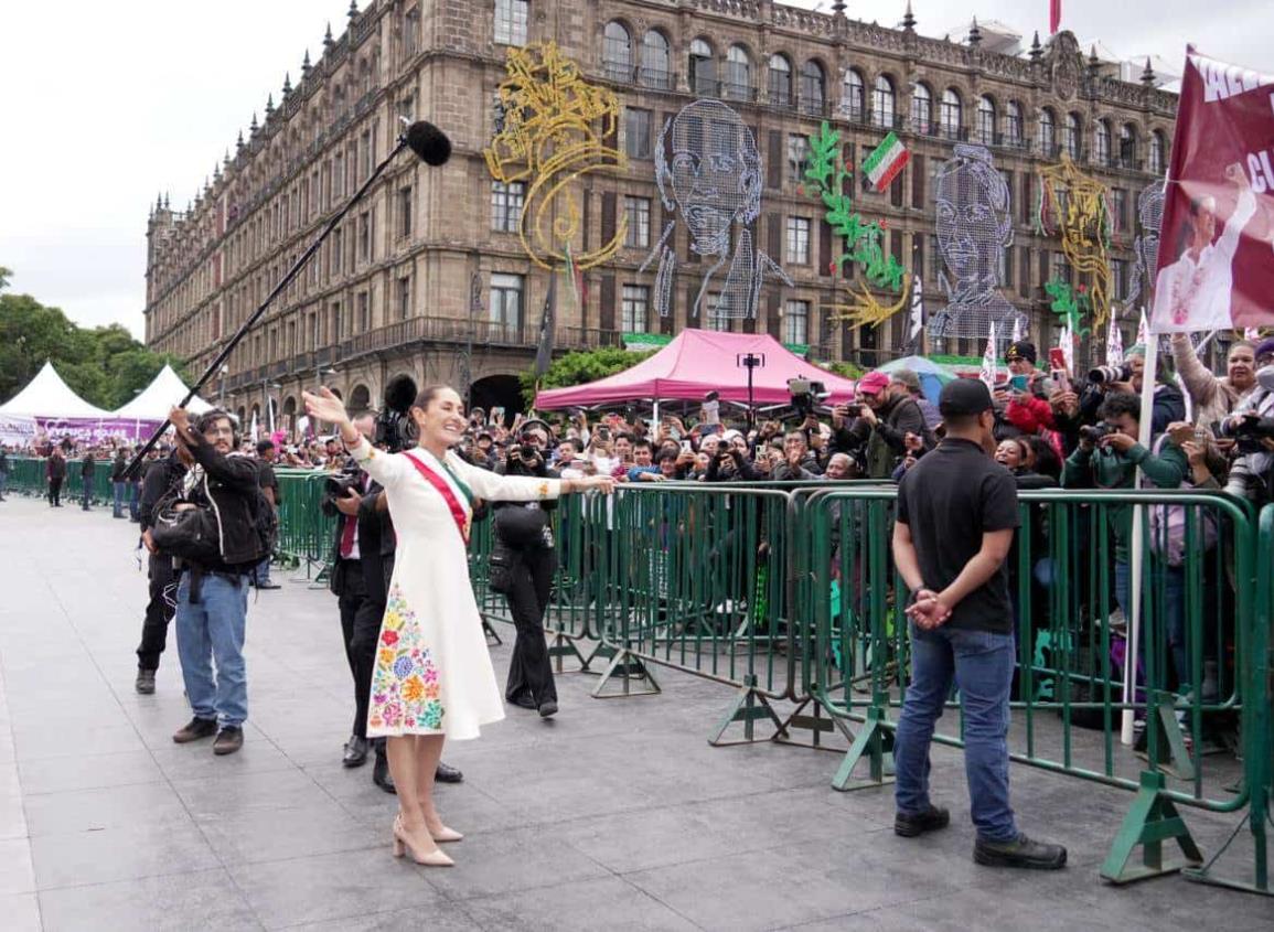 La lucha feminista, presente en su discurso de toma de protesta; Claudia presidenta