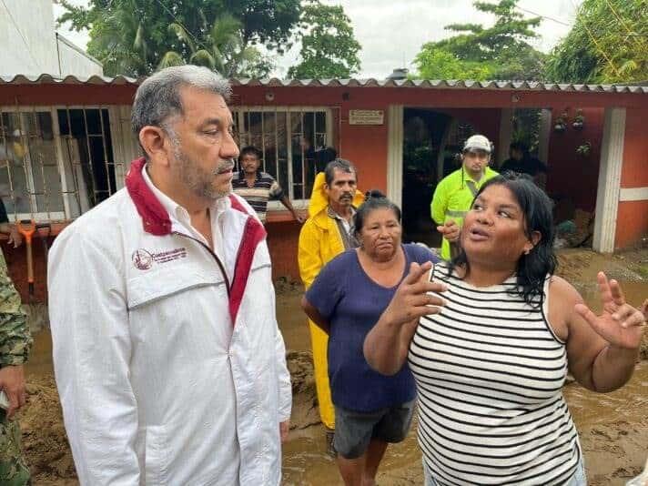 Coordina Ayuntamiento atención a afectados por fuertes lluvias