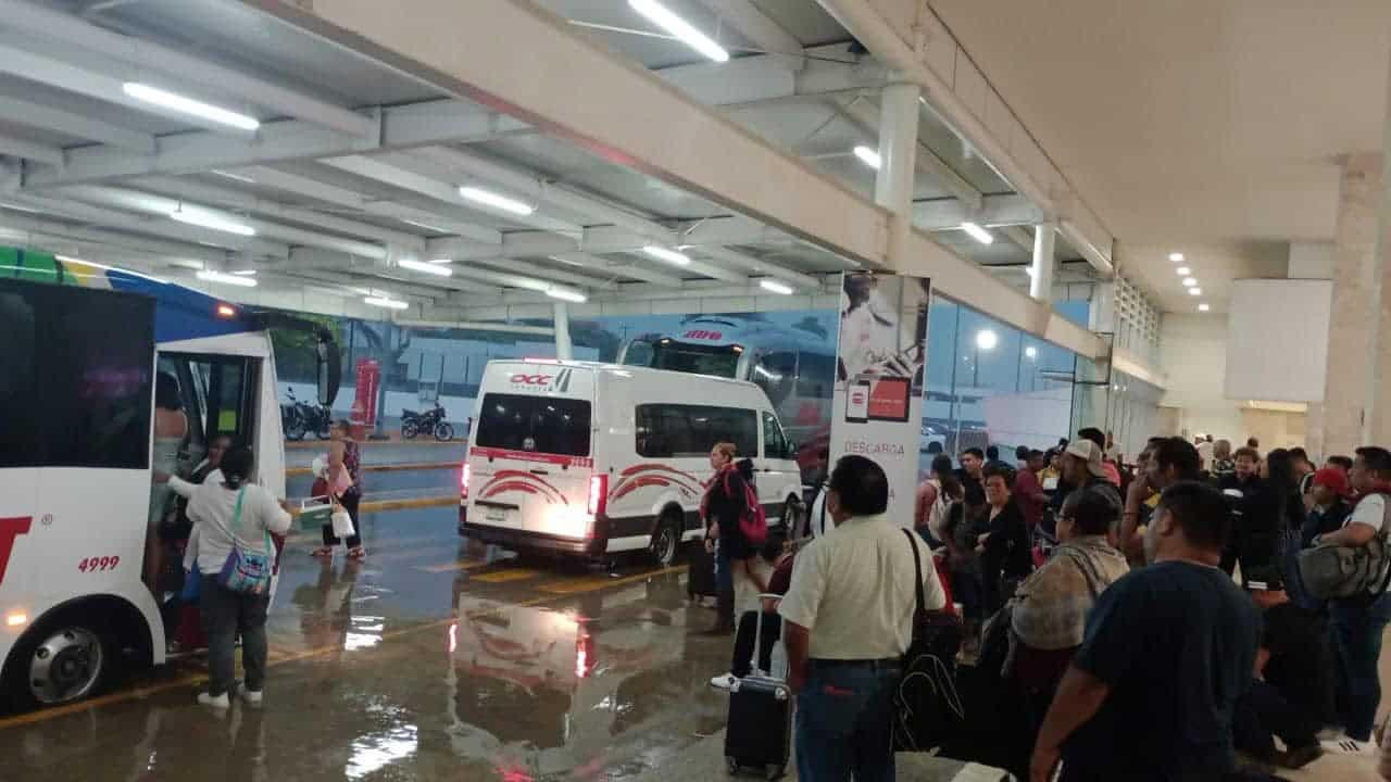 Lluvias en Coatzacoalcos; ¿se reactivan viajes en la terminal de autobuses? emiten comunicado