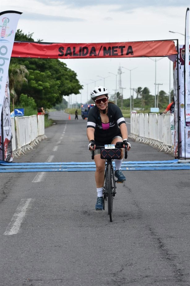 Éxito carrera cicloturista en la Riviera Veracruzana