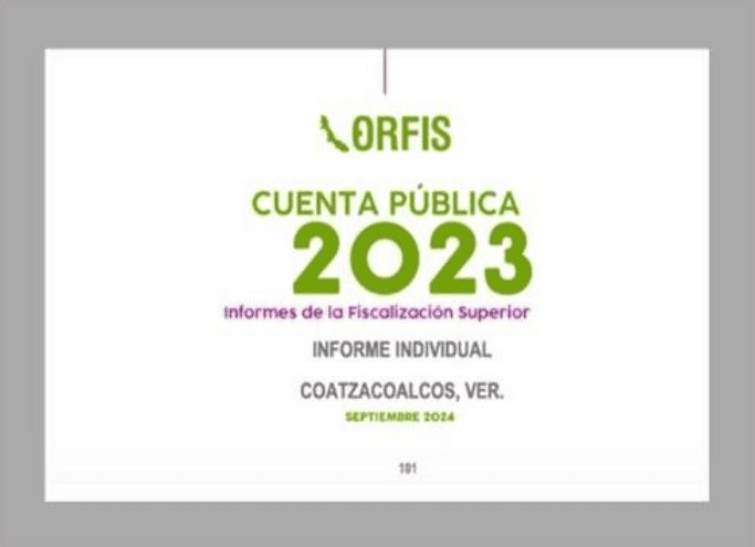 Coatzacoalcos, dos años seguidos sin problemas en Cuenta Pública