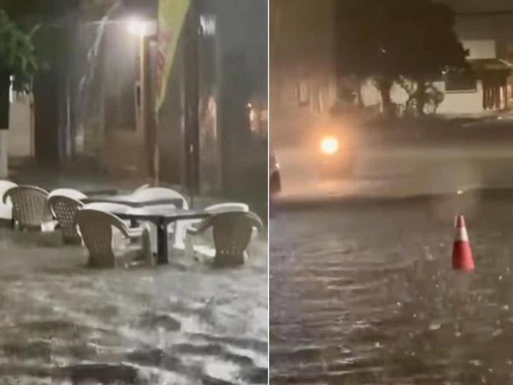 Aguacero en Coatzacoalcos deja grandes afectaciones; desde inundaciones hasta bardas caídas |VIDEO