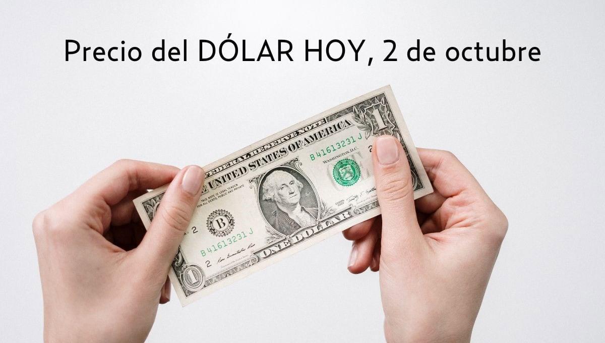 Precio del dolar en México: ¿cuál es el tipo de cambio hoy 2 de octubre?