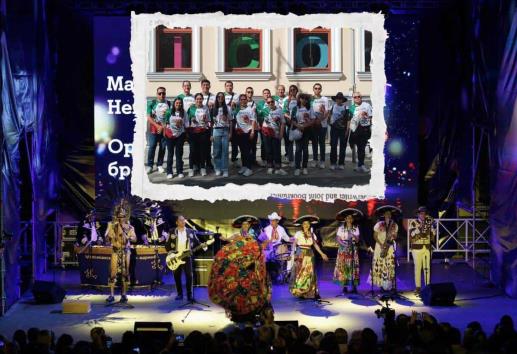 Orquesta Hermanos Godoy de Orizaba sorprende con flashmob en Rusia (+Video)