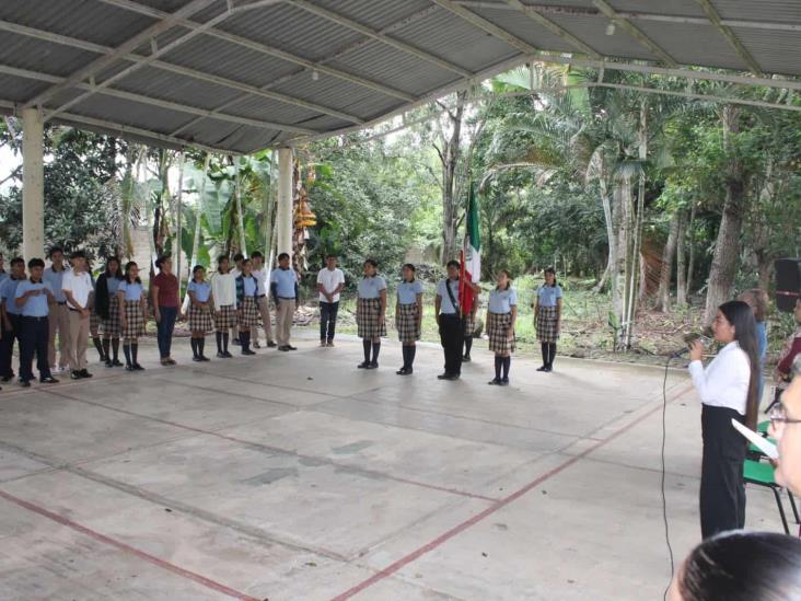 En Misantla, Preparatoria Federal por Cooperación Benito Juárez cumple 46 años