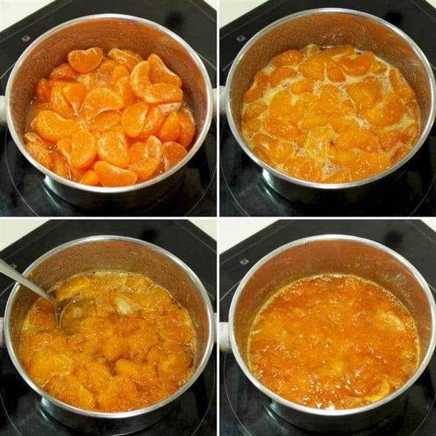 Receta de mermelada de mandarina en 4 sencillos pasos