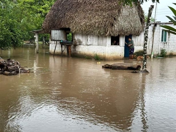 Se desborda río San Juan en Isla; aun no se han reportado afectaciones graves