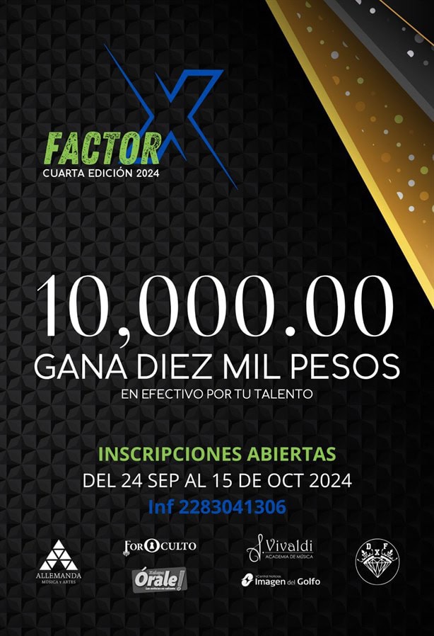 ¿Te gusta cantar?: llega cuarta edición del concurso Factor X en Xalapa (+Video)