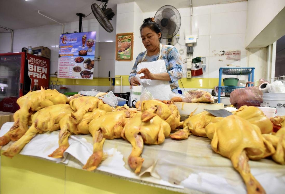 Esto es lo que cuesta el kilo de pollo en los mercados de Veracruz