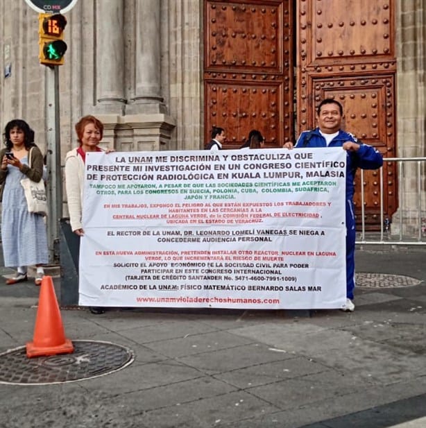 UNAM obstaculiza presentación de investigación radiológica sobre Laguna Verde: Bernardo Salas