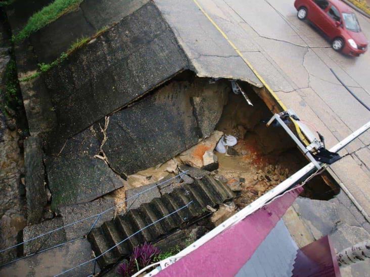 Estos fueron algunos de los estragos que dejó la fuerte lluvia en Coatzacoalcos | FOTOS