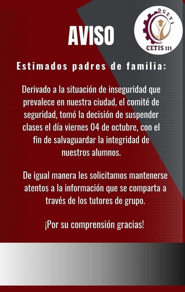 Suspenden clases presenciales en UV y otras escuelas de Tuxpan