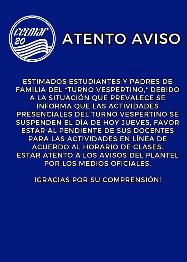 Tras balacera, suspenden clases y adelantan cierre de negocios en Tuxpan