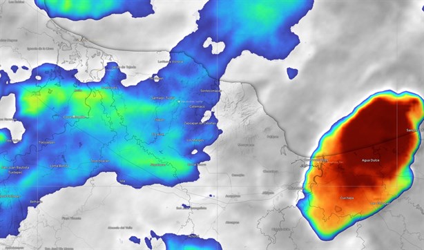 Remanentes de la depresión Tropical Once -E mantienen lluvias y tormentas en 3 municipios del sur de Veracruz