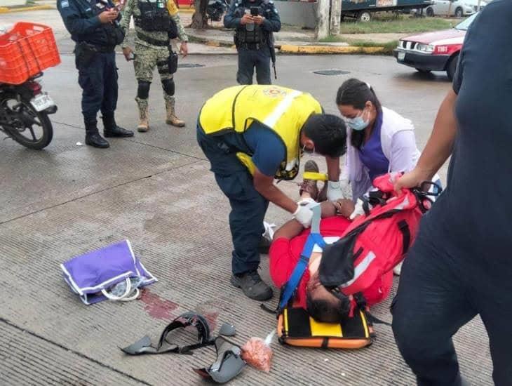 Motociclista pierde la vida tras ser arrollado en Minatitlán | VIDEO