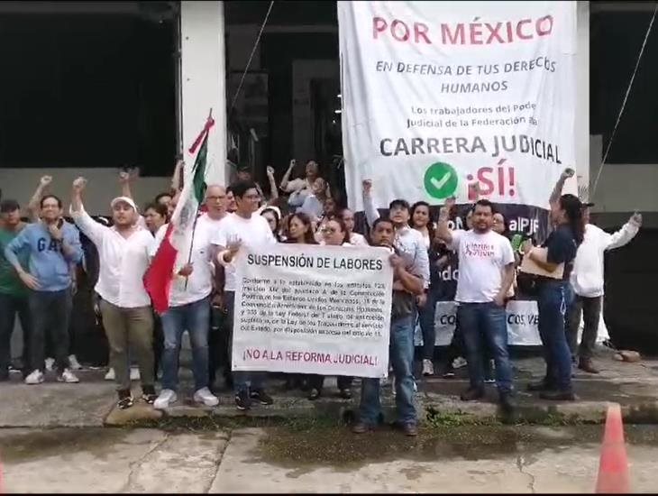 Reforma Judicial: Primer Tribunal de Coatzacoalcos denuncia amenazas de parte trabajadores del Segundo