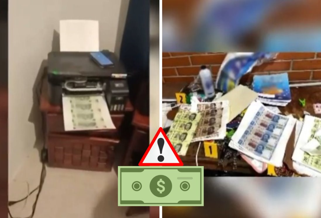 FGR desmantela red de falsificación de dinero que operaba en Veracruz | VIDEO