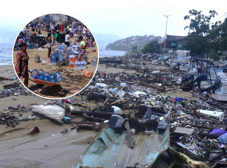 Hay 15 mil personas damnificadas tras impacto de huracán John en Guerrero