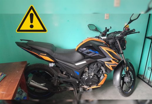 Roban motocicleta en céntricas calles de Misantla