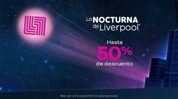 Venta Nocturna Liverpool: esta es la tarjeta con más promociones