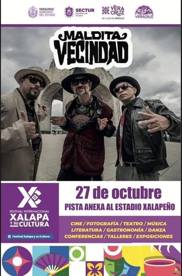 Maldita Vecindad estará en Festival Xalapa y su cultura, te contamos